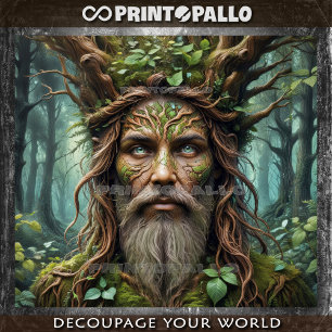 Greek myth: Drus of the tree (Treant) Tissue Paper