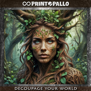 Greek myth: Dryad of the tree Tissue Paper
