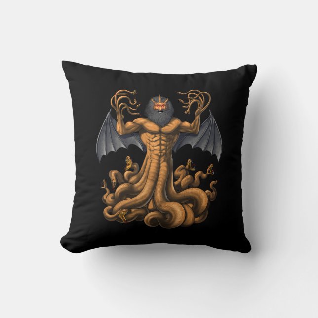 Greek Mythology Creature Typhon Cushion (Front)