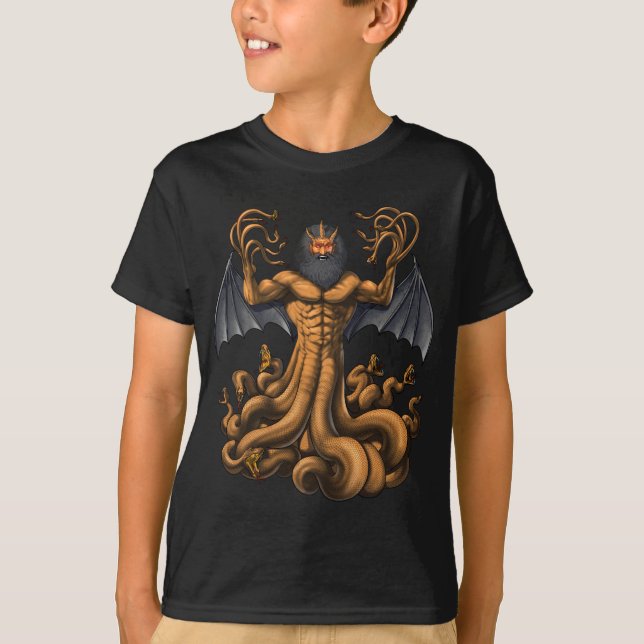 Greek Mythology Creature Typhon T-Shirt (Front)