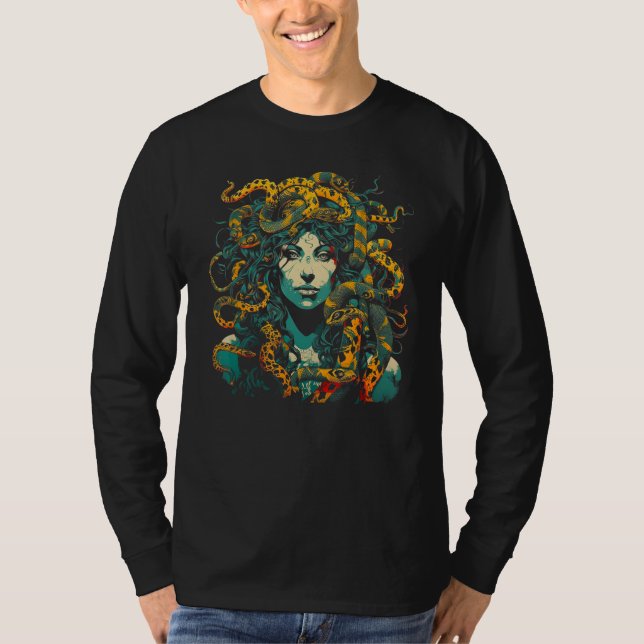 Greek Mythology Medusa T-Shirt (Front)
