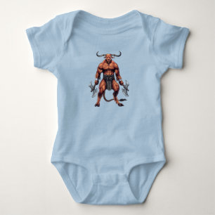 Greek Mythology Minotaur Baby Bodysuit