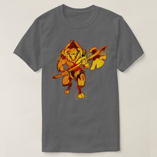 Greek mythology Minotaur T-Shirt (Design Front)