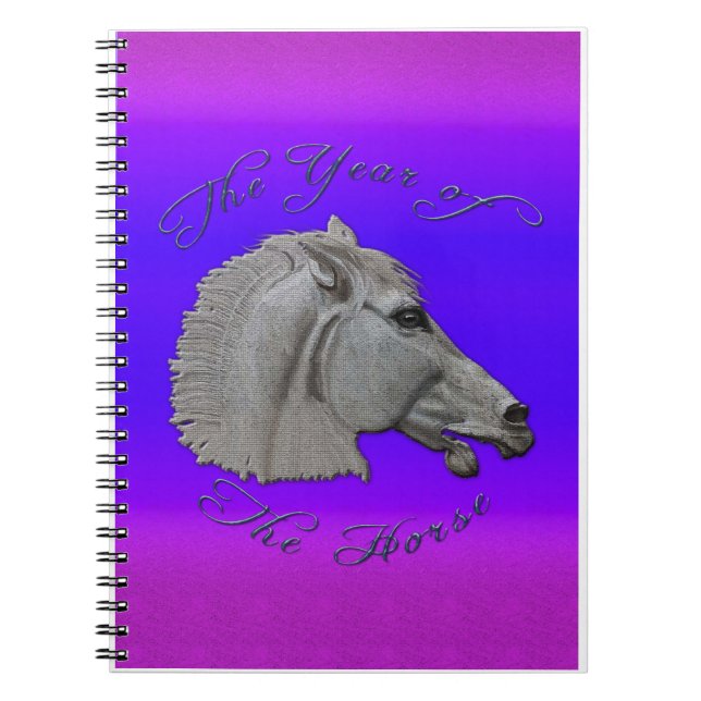Greek Mythology Year of the Horse Spiral Notebook (Front)