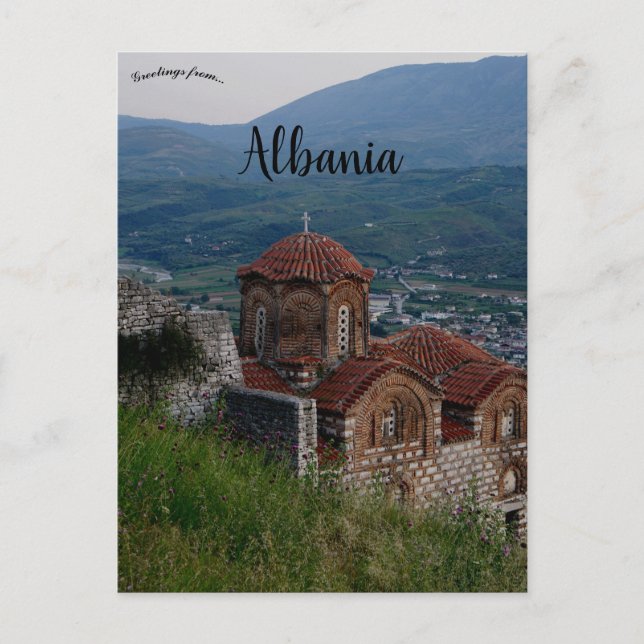 Greek Orthodox Church in Berat Albania Postcard (Front)