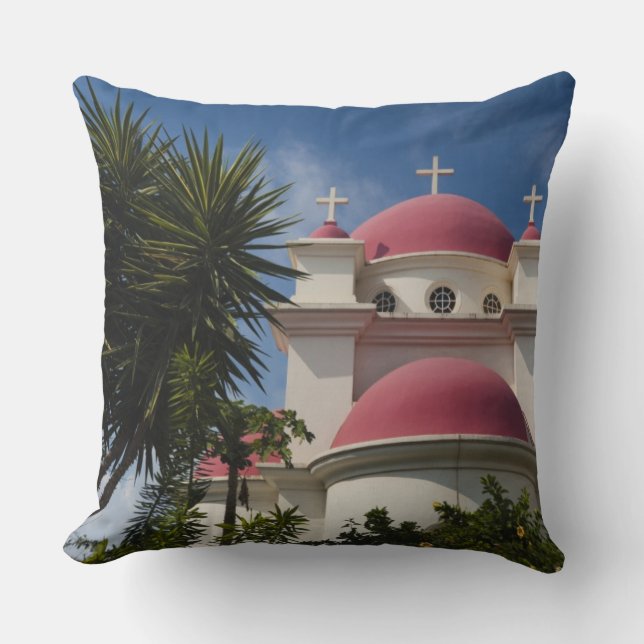 Greek Orthodox Monastery Cushion (Front)