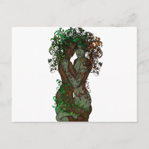 Greek Pagan Tree Goddess Wiccan Earth Dryad Postcard