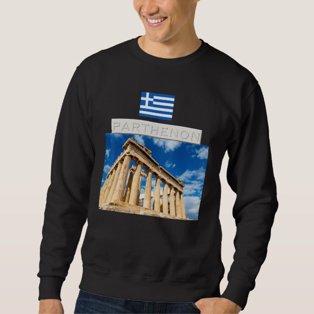 Greek Parthenon Greece Sweatshirt (Front)