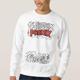 Greek Phoenix Men's Sweatshirt Design 🪽👕