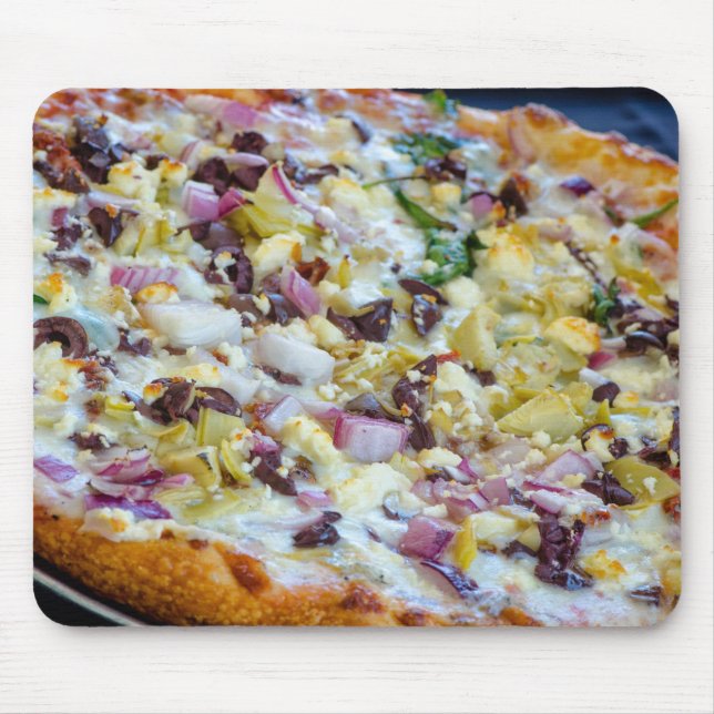 Greek Pizza Mouse Pad (Front)