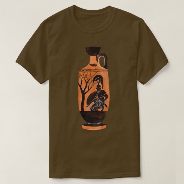 GREEK POTTERYwarrior T-Shirt (Design Front)