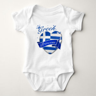 Greek Princess Baby Bodysuit