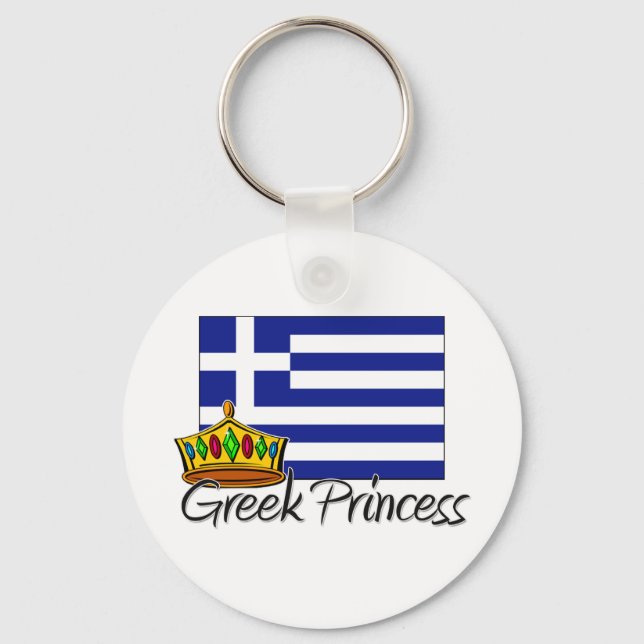 Greek Princess Key Ring (Front)
