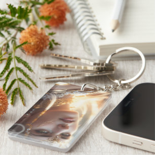 greek princess key ring