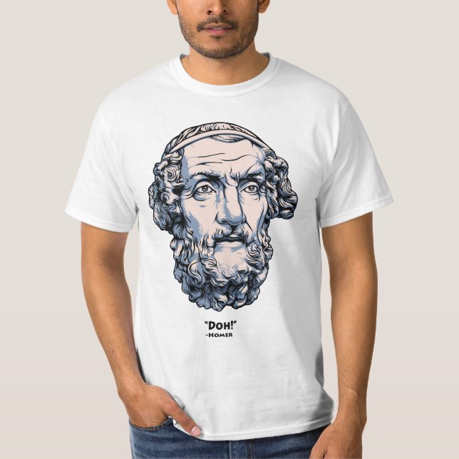 Greek Quotes -Homer T-Shirt (Front)