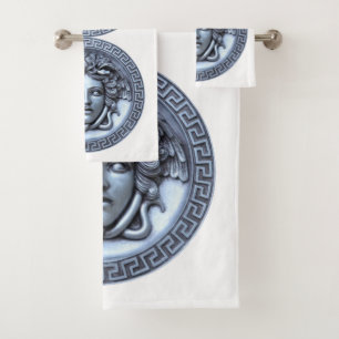 Greek Revival Medusa  Bath Towel Set