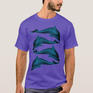 Greek Roman Etruscan Dolphin from bronze sculpture T-Shirt