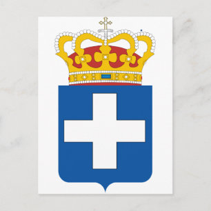 Greek Royal Arms, Greece Postcard