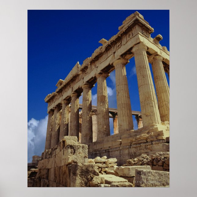 Greek ruins, Acropolis, Greece Poster (Front)
