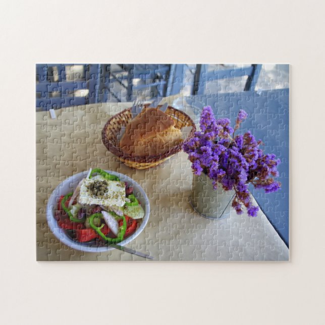 Greek salad jigsaw puzzle (Horizontal)
