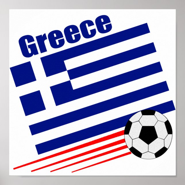 Greek Soccer Team Poster (Front)
