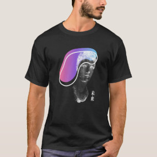 Greek Statue Artsy Vaporwave Retrowave Kanji T-Shirt