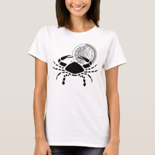 Greek style Cancer Crab Zodiac Chart T-Shirt