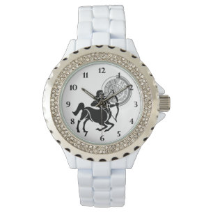 Greek style Sagittarius Archer Zodiac Chart Watch
