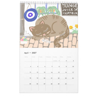 Greek Summer Scenes & Patterns Calendar