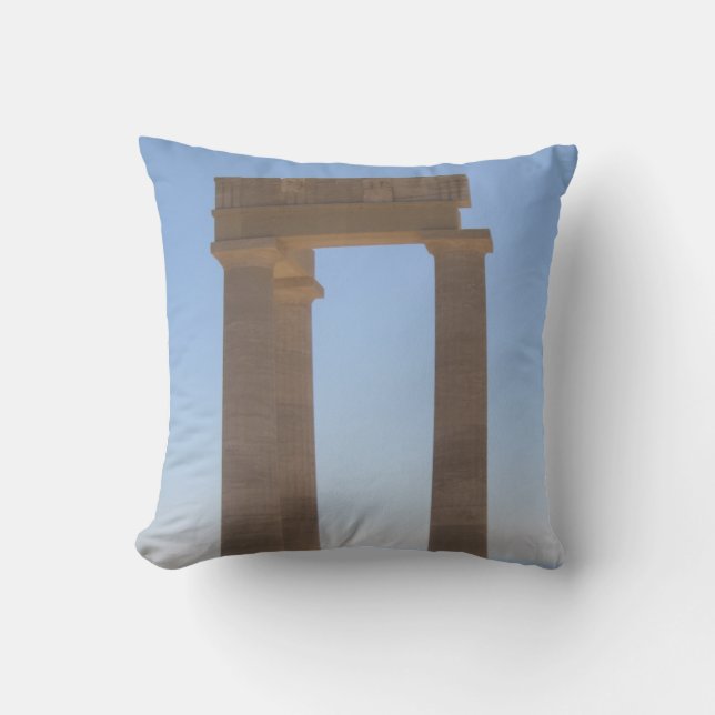 Greek Temple Cushion (Front)