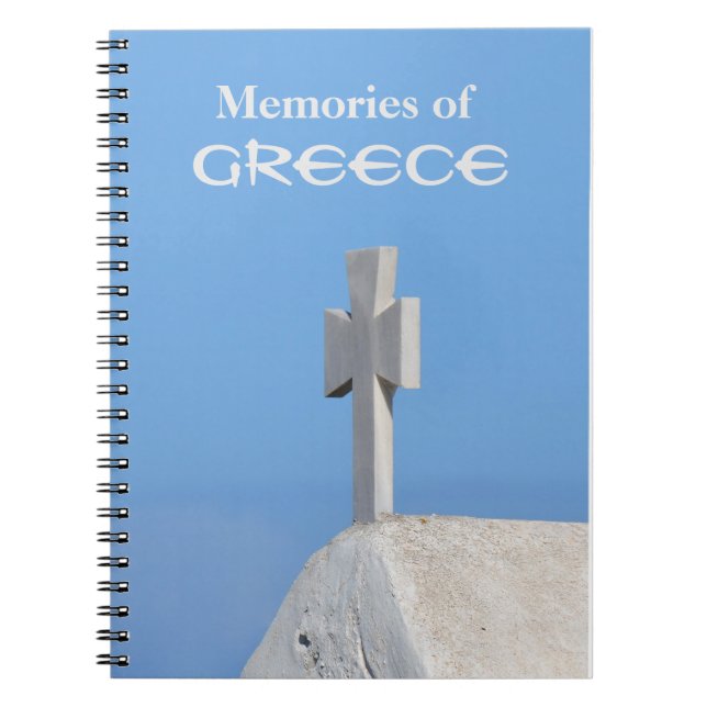 Greek Travel Journal Notebook (Front)