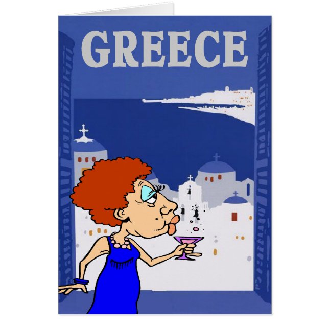 Greek Travel, Woman (Front)