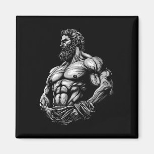 Greek Warrior Bodybuilding Gym Muscles Fitness Magnet