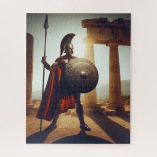 Greek warrior jigsaw puzzle