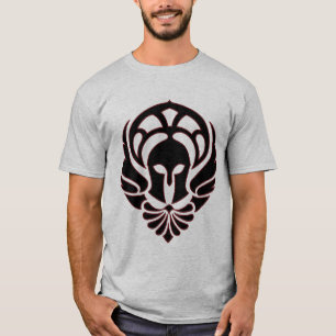 Greek Warrior T-shirt Black/Red