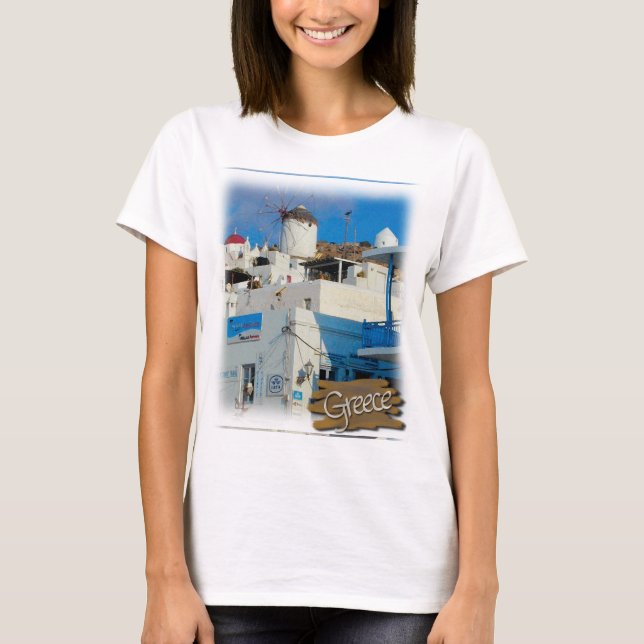 Greek Windmill T-Shirt (Front)