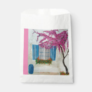 Greek window favour bags