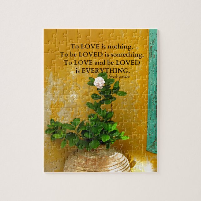 greekproverbInspirational Love quote Greek Proverb Jigsaw Puzzle (Vertical)
