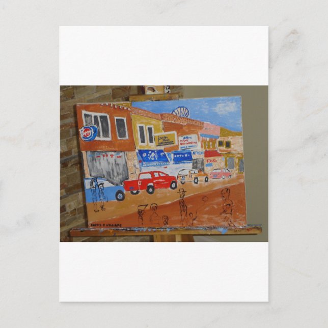 Greektown Detroit Postcard (Front)