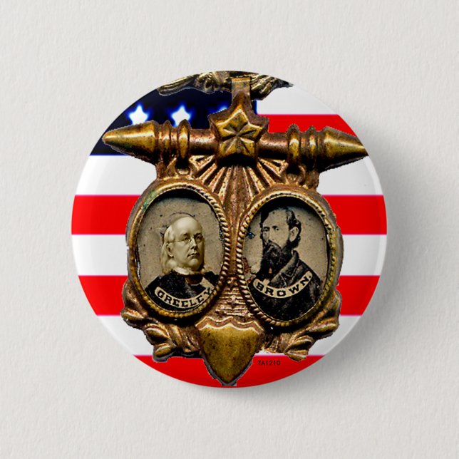 Greeley-Brown - Button (Front)
