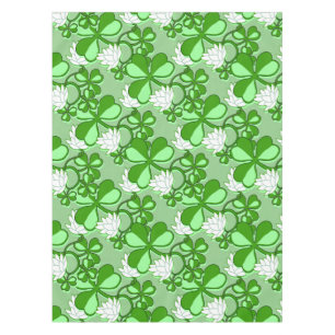 Greem Shamrock St. Patrick's Day Tablecloth