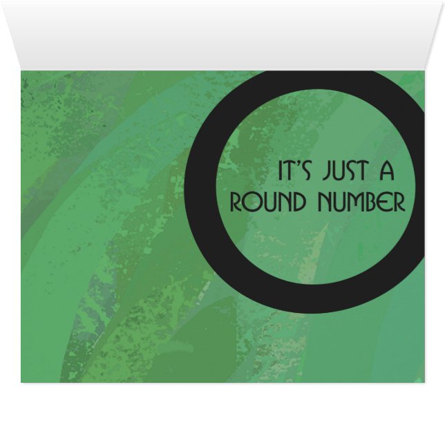 Green 30 Decade Birthday (Inside Horizontal (Bottom))