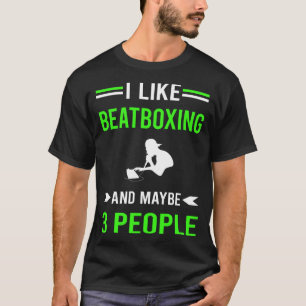 Green 3 People Beat Box Beatboxing Beatbox T-Shirt