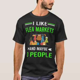Green 3 People Flea Market T-Shirt