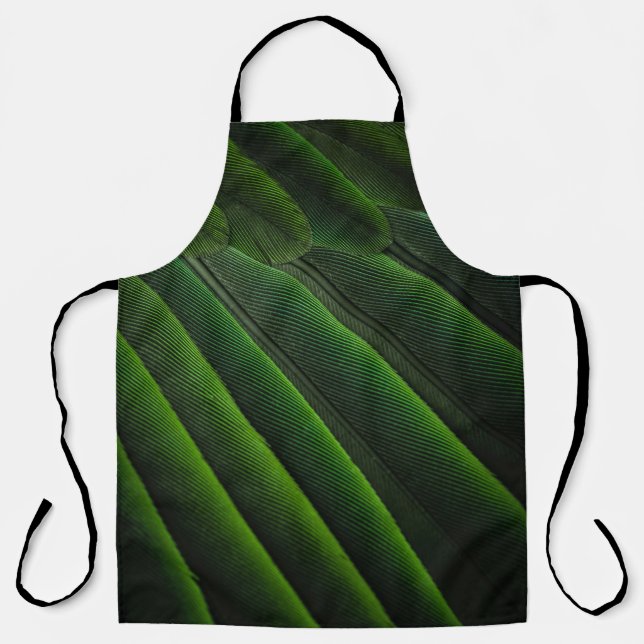 Green 3D wallpaper Apron (Front)