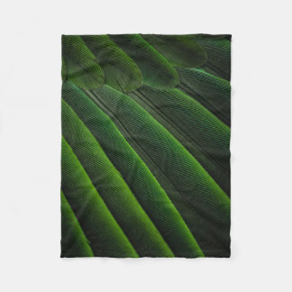 Green 3D wallpaper Fleece Blanket