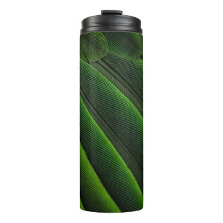 Green 3D wallpaper Thermal Tumbler
