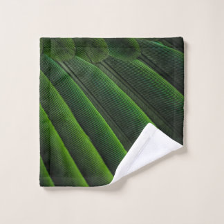 Green 3D wallpaper Wash Cloth