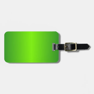 Green 4 - Lawn Green and Forest Green Gradient Luggage Tag