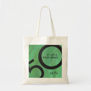 Green 50 Decade Birthday Tote Bag